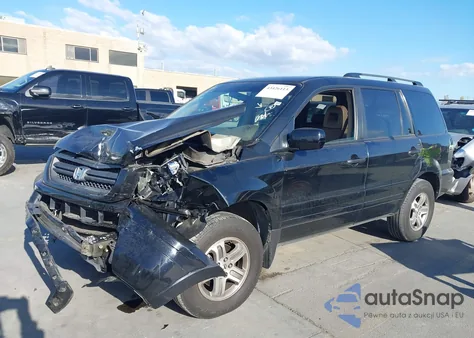 2004 Honda Pilot Ex-L from USA, damaged, VIN 2HKYF18654H588552